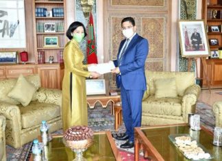 M. Bourita reçoit le nouvel ambassadeur du Vietnam