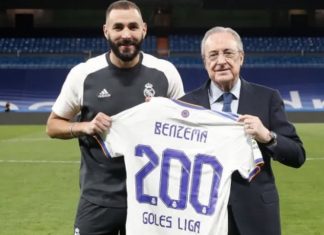 Football : Karim Benzema atteint 200 buts en Liga