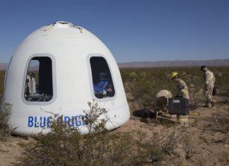 Tourisme spatial: Vol réussi de la capsule Blue Origin