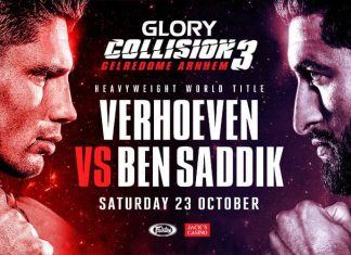 GLORY Collision 3 : Quand et comment suivre le combat Rico Verhoeven vs Jamal Ben Saddik ? Rico Verhoeven vs Jamal Ben Saddik en direct live