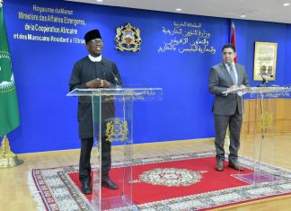 Nasser Bourita s’entretient avec le Commissaire de l’UA aux Affaires politiques, à la paix et à la sécurité