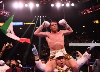 Le Mexicain « Canelo » Alvarez, premier boxeur à unifier les titres chez les super-moyens