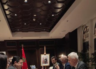 Photos.. Série d’entretiens à Budapest entre Bourita et ses homologues tchèque, slovaque et polonais