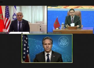 Vidéo. Bourita, Blinken et Lapid célèbrent l’Accord tripartite Maroc-USA-Israël