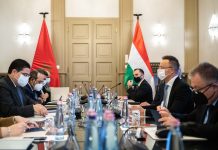Photos.. Nasser Bourita rencontre à Budapest son homologue hongrois Péter Szijjártó