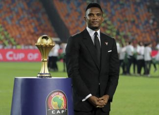Foot. Samuel Eto’o félicite les Lions de l’Atlas pour leur première victoire