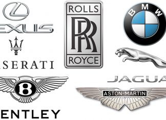 Automobile. carton plein pour les marques de luxe