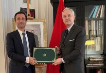 Mohamed Benchaaboun présente ses lettres de créance aux autorités françaises