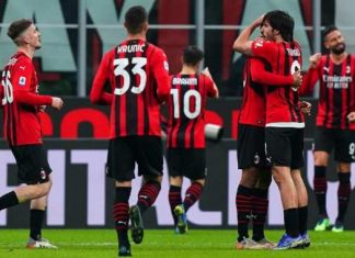 Calcio. l’AC Milan domine la Roma (3-1)