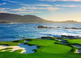 Golf. Un trio américain en tête de Pebble Beach