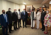 Photos. Inauguration Bibliothèque du Roi Mohammed VI au siège du Parlatino au Panama