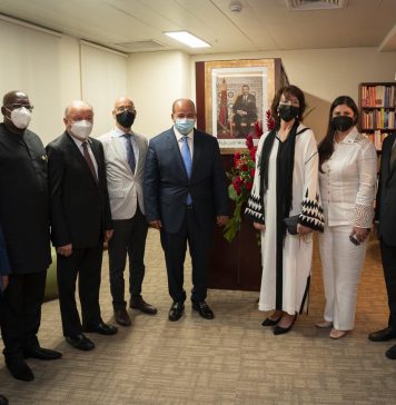 Photos. Inauguration Bibliothèque du Roi Mohammed VI au siège du Parlatino au Panama