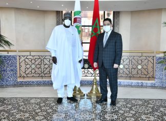 Bourita reçoit le président du parlement de la CEDEAO à Rabat