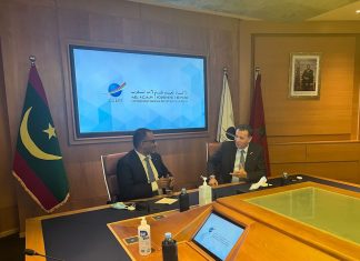 Maroc-Mauritanie. Alj et Ould Cheikh Ahmed discutent de la facilitation de l’investissement