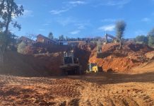 Sauvetage de Rayan. La roche bloquant le passage dépassée