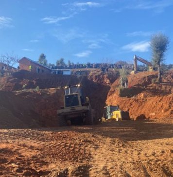 Sauvetage de Rayan. La roche bloquant le passage dépassée