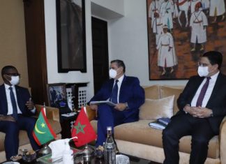 Akhannouch s’entretient avec son homologue mauritanien