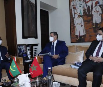 Akhannouch s’entretient avec son homologue mauritanien