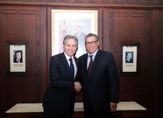 Vidéo/Photos. Akhannouch s’entretient avec le secrétaire d’État américain