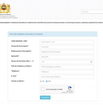 Le Maroc lance une plateforme en ligne pour recenser les étudiants de retour d’Ukraine et leurs spécialisations