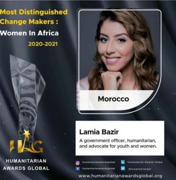 La Marocaine Lamia Bazir sur la liste des « Humanitarian Awards Global » 2020-2021