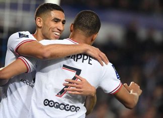 Ligue 1 : Le PSG accroché à Strasbourg 3-3, Hakimi buteur