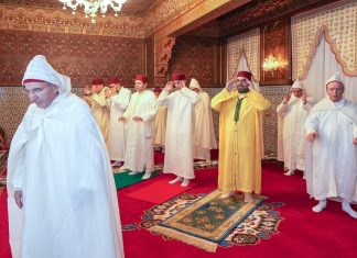 Maroc : Le Roi Mohammed VI, Amir Al-Mouminine, accomplit la prière de Aïd Al-Fitr