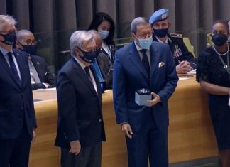 Guterres transmet ses condoléances au Roi pour le sacrifice de deux Casques bleus marocains