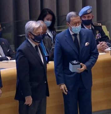 Guterres transmet ses condoléances au Roi pour le sacrifice de deux Casques bleus marocains