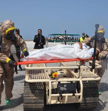 « African Lion 2022 »: Exercice de décontamination au port militaire d’Agadir