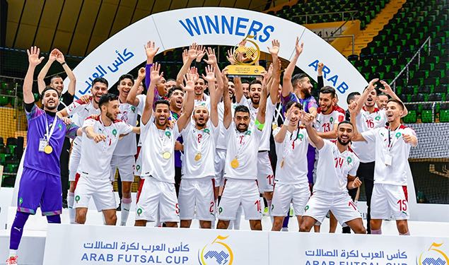 Coupe arabe de futsal 2022 : Le Maroc remporte son 2ème titre consécutif