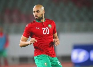 Sofyan Amrabat désigné « joueur du mois » de son club