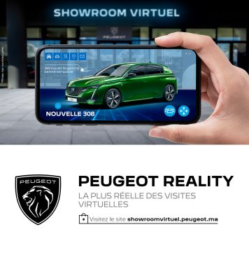 Peugeot lance le 1er showroom virtuel automobile au Maroc