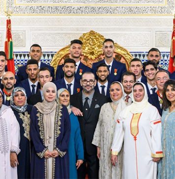 Rabat : Les Lions de l’Atlas « fiers » et « honorés » par l’audience accordée par le Roi Mohammed VI
