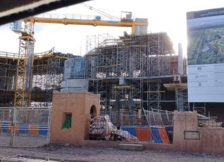 Morocco Mall Marrakech sort (vraiment) de terre