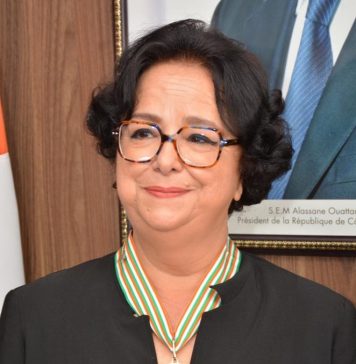 HACA : Latifa Akharbach décorée par le président ivoirien