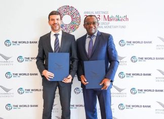 Initiatives « Road to Marrakech » : Accord de partenariat entre l’UM6P et la Banque mondiale