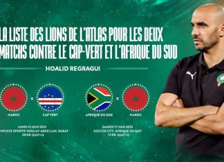 Lions de l’Atlas : Regragui dévoile ses 28