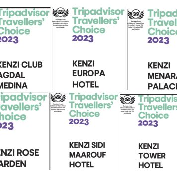 Tripadvisor distingue 6 hôtels du groupe Kenzi