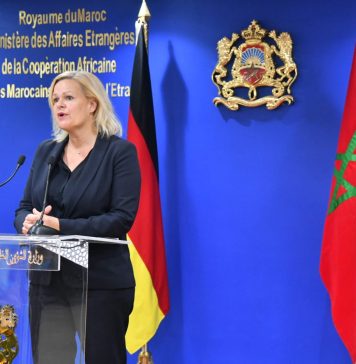 Mme Faeser souligne les intérêts communs entre le Maroc et l’Allemagne Mme Faeser souligne les intérêts communs entre le Maroc et l'Allemagne