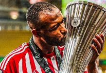 Ayoub El Kaabi élu meilleur joueur de la Ligue Europa Conférence