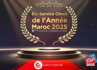 Electroplanet Élu Service Client de l’Année Maroc 2025 pour la 6ᵉ année consécutive Electroplanet Élu Service Client de l'Année Maroc 2025 pour la 6ᵉ année consécutive