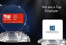 Eurafric Information : Top Employer pour la 6ème année consécutive !