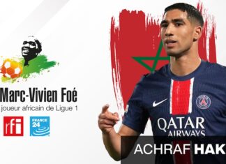 Achraf Hakimi couronné par le Prix Marc-Vivien Foé 2025