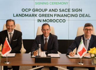 Financement vert. OCP signe un accord de 365 millions€ avec l’italien SACE