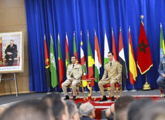 Le Prince Héritier Moulay El Hassan préside la cérémonie militaire au CREMS