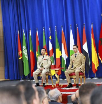 Le Prince Héritier Moulay El Hassan préside la cérémonie militaire au CREMS