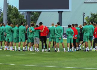 Les Lions se préparent à Maâmoura avant les matchs face à la Tunisie et au Bénin