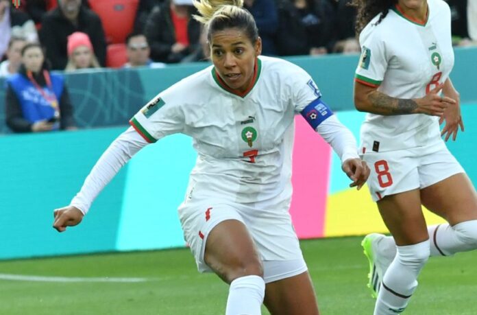 Maroc-RDC. Ghizlane Chebbak sacrée "Joueuse du match" après son triplé