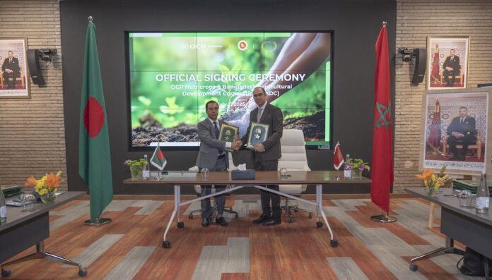 Engrais. OCP Nutricrops signe un accord stratégique avec le Bangladesh